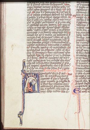 St. John the Evangelist writing the Apocalypse