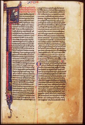 St. Jerome translating the Bible