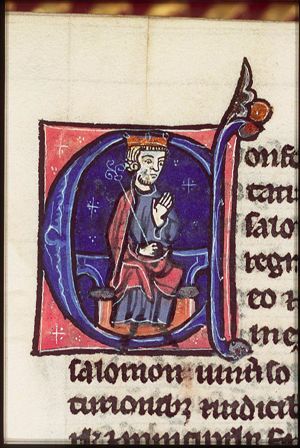 Solomon enthroned