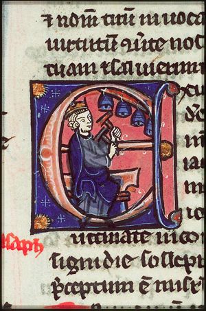 David playing bells