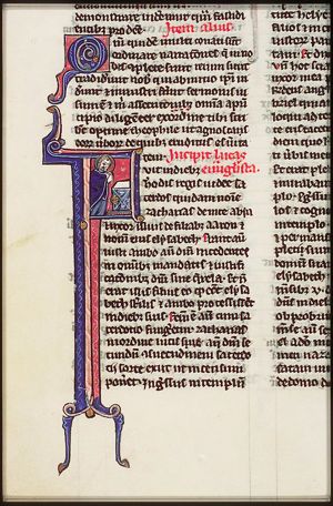 Zacharias offering incense (angel not present)