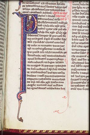 St. Paul holding a book and a sword