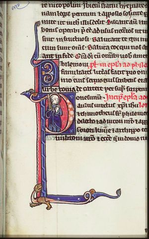 St. Paul holding a sword