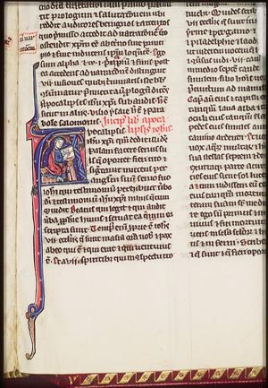 St. John the Evangelist writing the Apocalypse