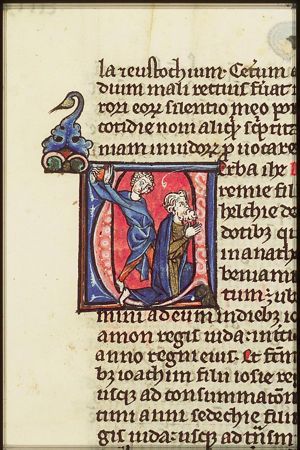 The death of Jeremiah: he is stoned to death