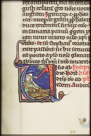 Obadiah seeing God in a vision
