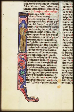 The Evangelist St. John holding a book