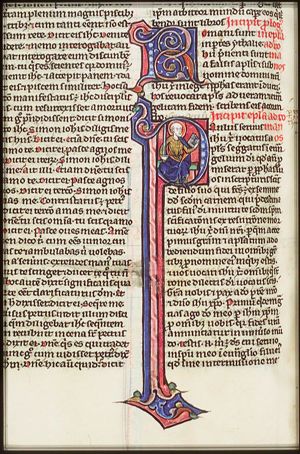 St. Paul holding a book and a sword
