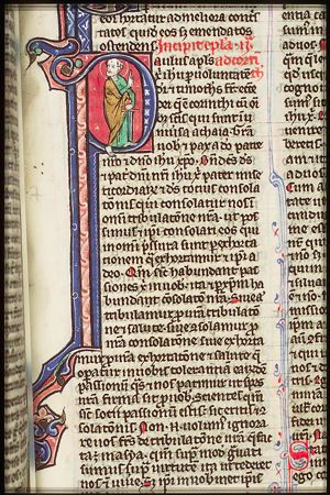 St. Paul holding a sword
