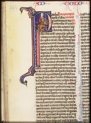 St. Paul holding a sword