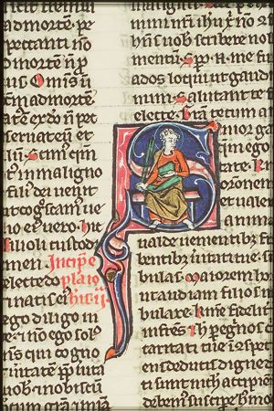 The Evangelist St. John holding a palm