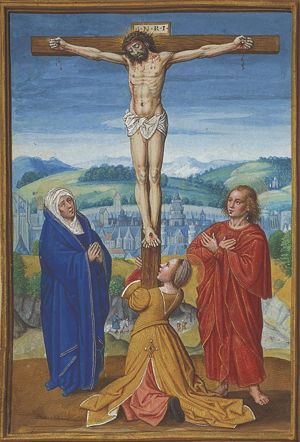 Crucifixion, with Mary, St. John and St. Mary Magdalene