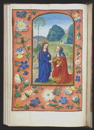 The Visitation: Mary meets St. Elisabeth