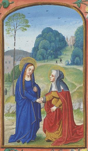 The Visitation: Mary meets St. Elisabeth