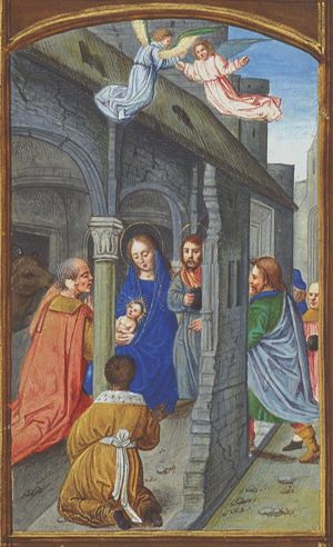 The adoration of the Christ-child by the Magi