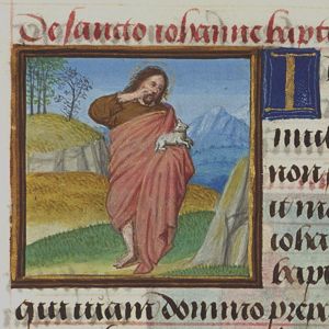 St. John the Baptist with the Lamb of God (Agnus Dei)