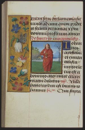 The Evangelist St. John holding the poisoned chalice