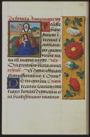 Anna selbdritt: Anna, Mary and the Christ-child close together