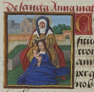 Anna selbdritt: Anna, Mary and the Christ-child close together