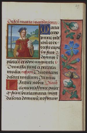 St. Mary Magdalene holding a jar of ointment