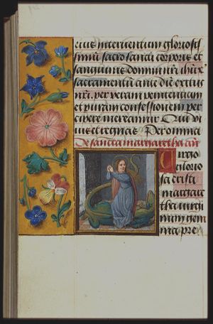 St. Margaret of Antioch emerging from the dragon
