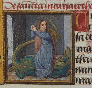 St. Margaret of Antioch emerging from the dragon