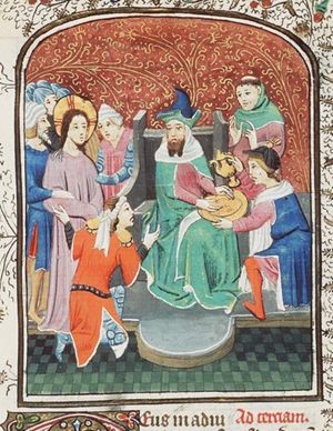 Christ before Pilate; Pilate washing his hands