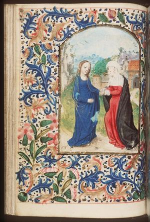 The Visitation: Mary meets St. Elisabeth