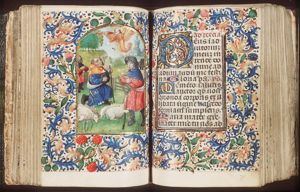 Annunciation of Christ's birth to the shepherds