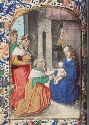 The adoration of the Christ-child by the Magi