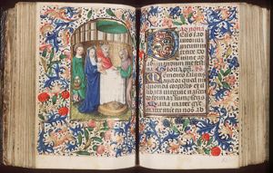 The presentation in the temple: Mary presents the Christ-child to Simeon