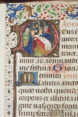 The presentation in the temple: Mary presents the Christ-child to Simeon