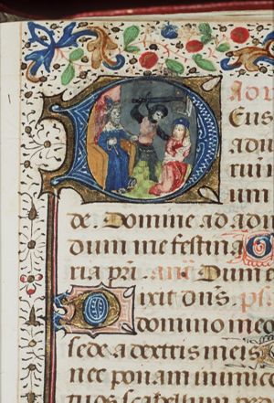 The massacre of the Innocents: Herod's men kill the newborn boys of Bethlehem