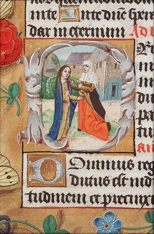 The Visitation: Mary meets St. Elisabeth