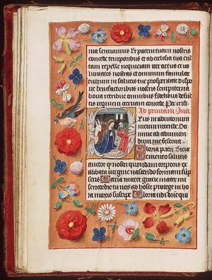The Nativity: the adoration of the Christ-child by Mary and St. Joseph