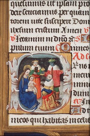 The adoration of the Christ-child by the Magi