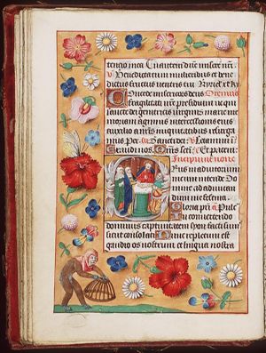 The presentation in the temple: Mary presents the Christ-child to Simeon