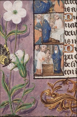 The presentation in the temple: Mary presents the Christ-child to Simeon