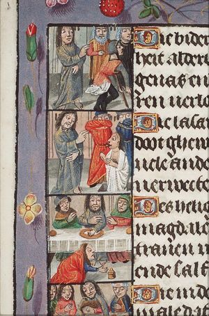 Christ healing a paralytic (1st of 5)
