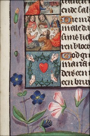 The Last Supper: Christ and the apostles at table