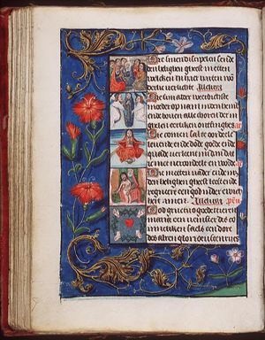 Pentecost: the Holy Spirit descends upon Mary and the apostles (1st of 5)