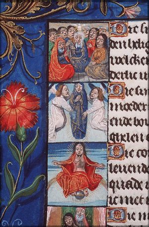 Pentecost: the Holy Spirit descends upon Mary and the apostles (1st of 5)