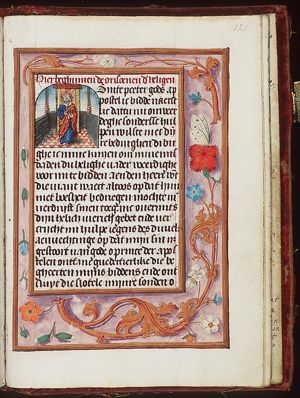 St. Peter holding a key and a book