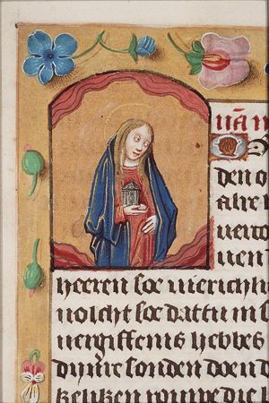 St. Mary Magdalene holding a jar of ointment