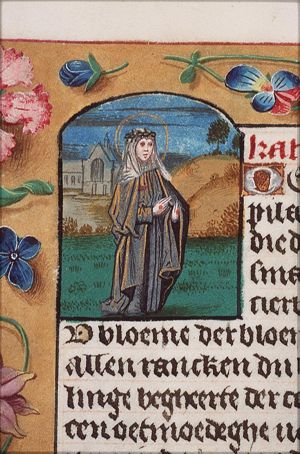 St. Catherine of Siena showing her stigmata