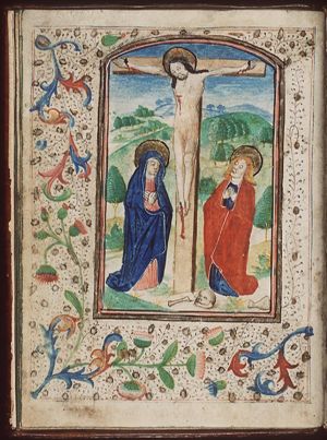 Crucifixion, with Mary and St. John