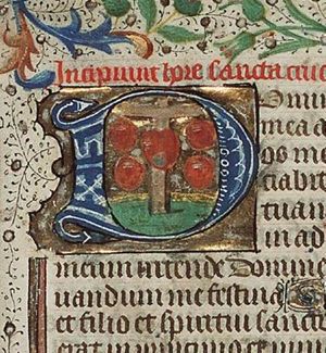 Five wounds and Arma Christi: Holy Cross