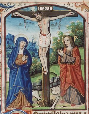 Crucifixion, with Mary and St. John