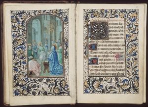 Pentecost: the Holy Spirit descends upon Mary and the apostles