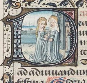 The Visitation: Mary meets St. Elisabeth